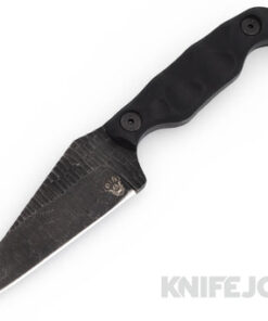 Stroup Knives Model Bravo 5 1095 High Carbon Steel Blade with Black G10 Handles