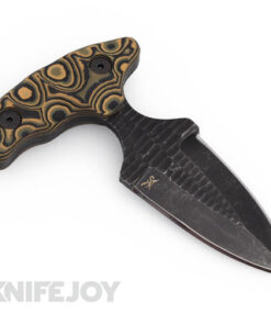 Stroup Knives Model SD-1 Punch Dagger 1095 High Carbon Steel Blade with Camo Layered G10 Handles
