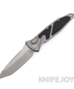 MICROTECH 161A-10APNC SOCOM Elite Auto Tanto Tactical Apocalyptic Blade with Natural Clear Aluminum Handles