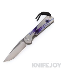 Chris Reeve Knives Small Sebenza 31 Drop Point Magnacut Blade with Unique Graphic Cabochon Handles