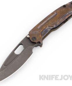 Medford Knives Infraction S45VN Acid Distressed Blade with Scorched Earth Handles/ TumDLC Hardware and Clip