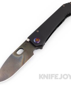 Medford Knives 187DP D2 Vulcan Drop Point Blade with Tumbled Radius Contoured Handles/ Flamed Hardware and Clip