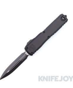 MICROTECH 1122-1T Ultratech ZBP GEN III OTF Auto Double Edge Standard Blade with Black Aluminum Handles