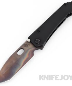 Medford Knives 187DPT D2 Vulcan Tanto Blade with DLC Handles/ Black Hardware/ DLC Clip