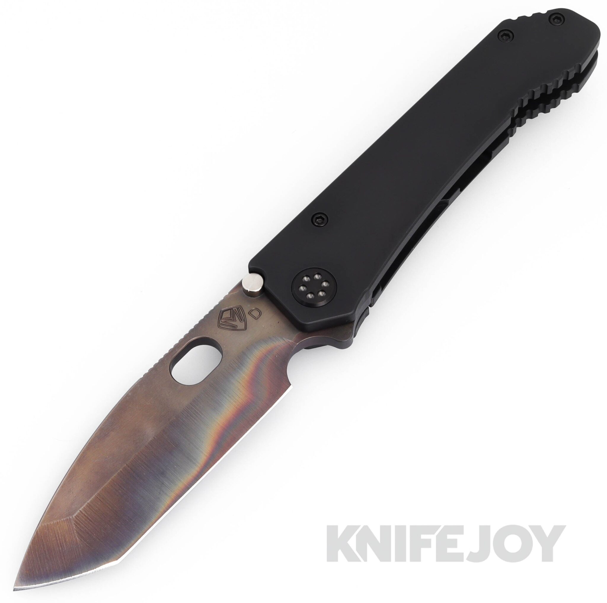 Medford Knives 187DPT D2 Vulcan Tanto Blade with DLC Handles/ Black Hardware/ DLC Clip