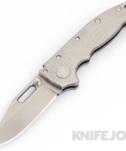 Demko Knives AD20 KnifeJoy Exclusive Bowie 20CV Blade with All Titanium Textured Handles