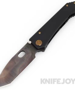 Medford Knives 187DPT D2 Vulcan Tanto Blade with DLC Handles/ Bronze Hardware and Clip