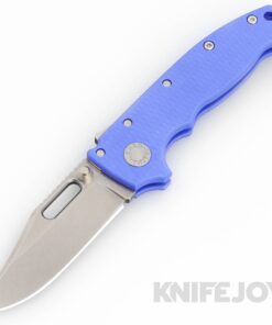 Demko Knives AD20 KnifeJoy Exclusive Bowie 20CV Blade with Blue Number 2 G10 Handles