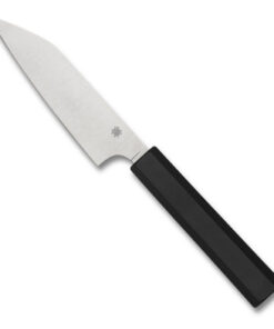 Spyderco K15PBK Murray Carter Culinary Minarai Series Petty Knife Black Polypropylene Handle