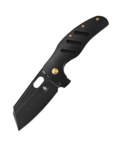 Kizer Ki5488A1 Sheepdog C01C XL Black Stonewash Blade with Black Stonewash Titanium Handles