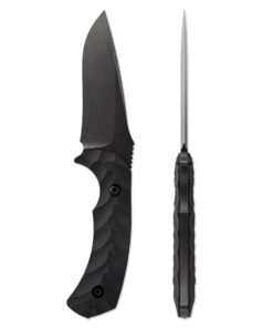 Toor Knives Mullet Carbon Fixed Blade Black CPM-154 Blade with Carbon G10 Handles