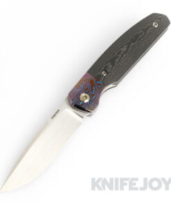 Enrique Pena Custom Front Flipper Caballero Carbo Quartz Handles and Mokuti Clip/ Bolsters
