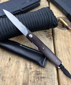 Kansei Matsuno Custom Knives LRF08 Flipper with Cocobolo Handles