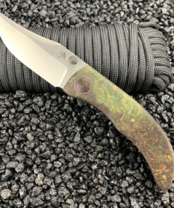 Rainy Day Knives Thumbstud with Westinghouse Handles and Titanium Hardware