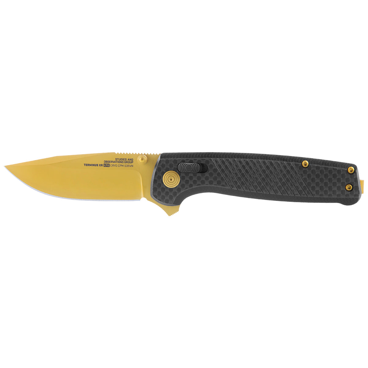 SOG TM1033-BX Terminus XR LTE- Carbon + Gold Folder