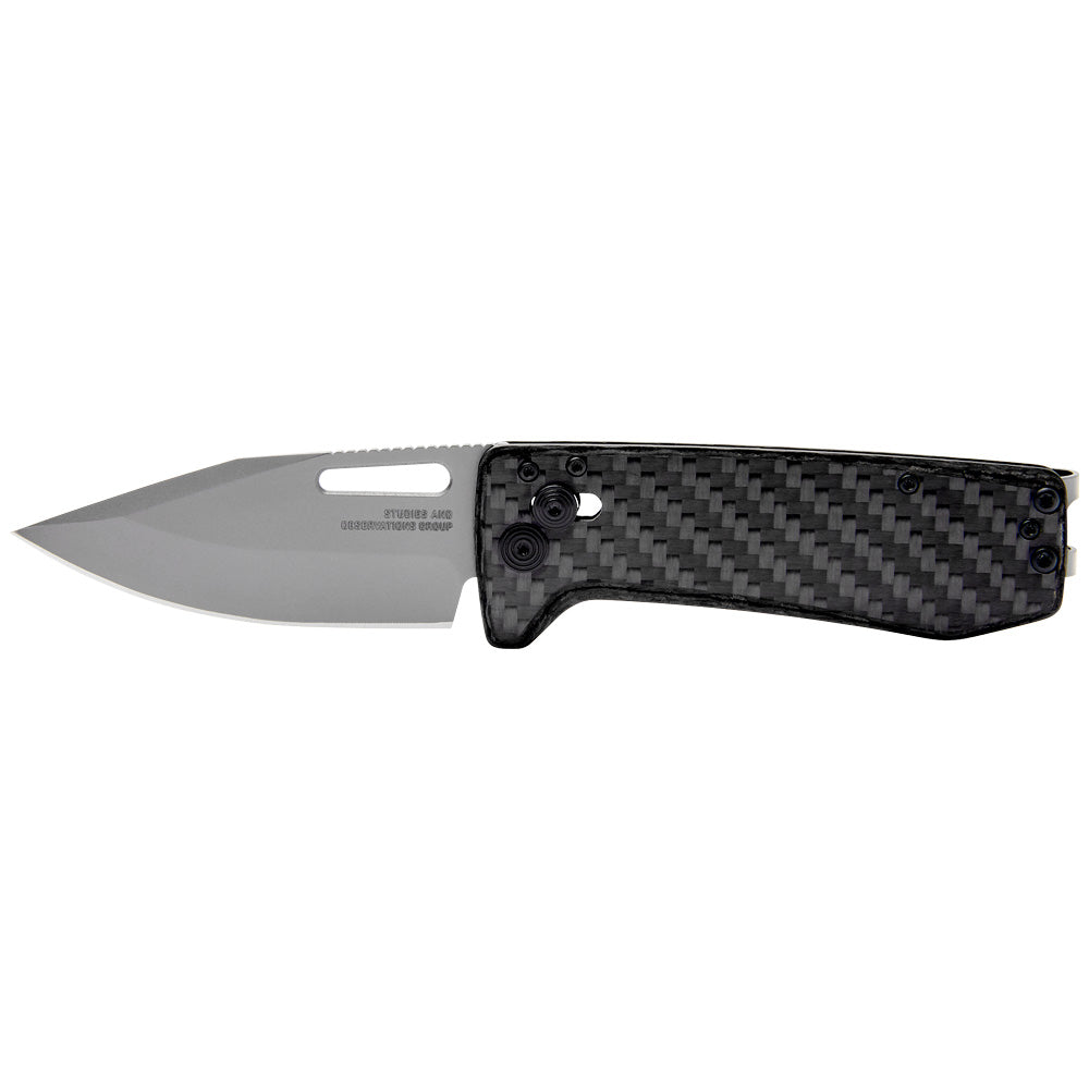 SOG 12-63-01-57 Ultra XR- Carbon Handle+ Graphite Blade Thumbstud Flipper Knife