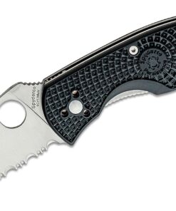 Spyderco C136SBK Persistence Lightweight Knife Serrated Blade FRN Handles