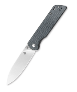 QSP QS102F Parrot Linerlock Knife Denim Micarta Handle