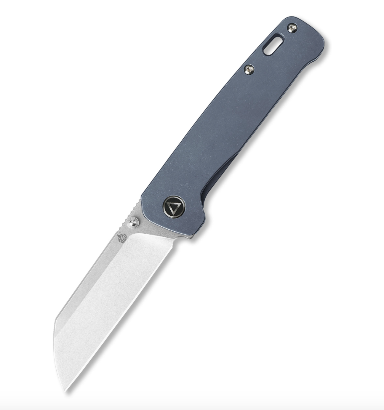 QSP Penguin QS130R Frame Lock Blue Ti Stonewash with 154CM Blade