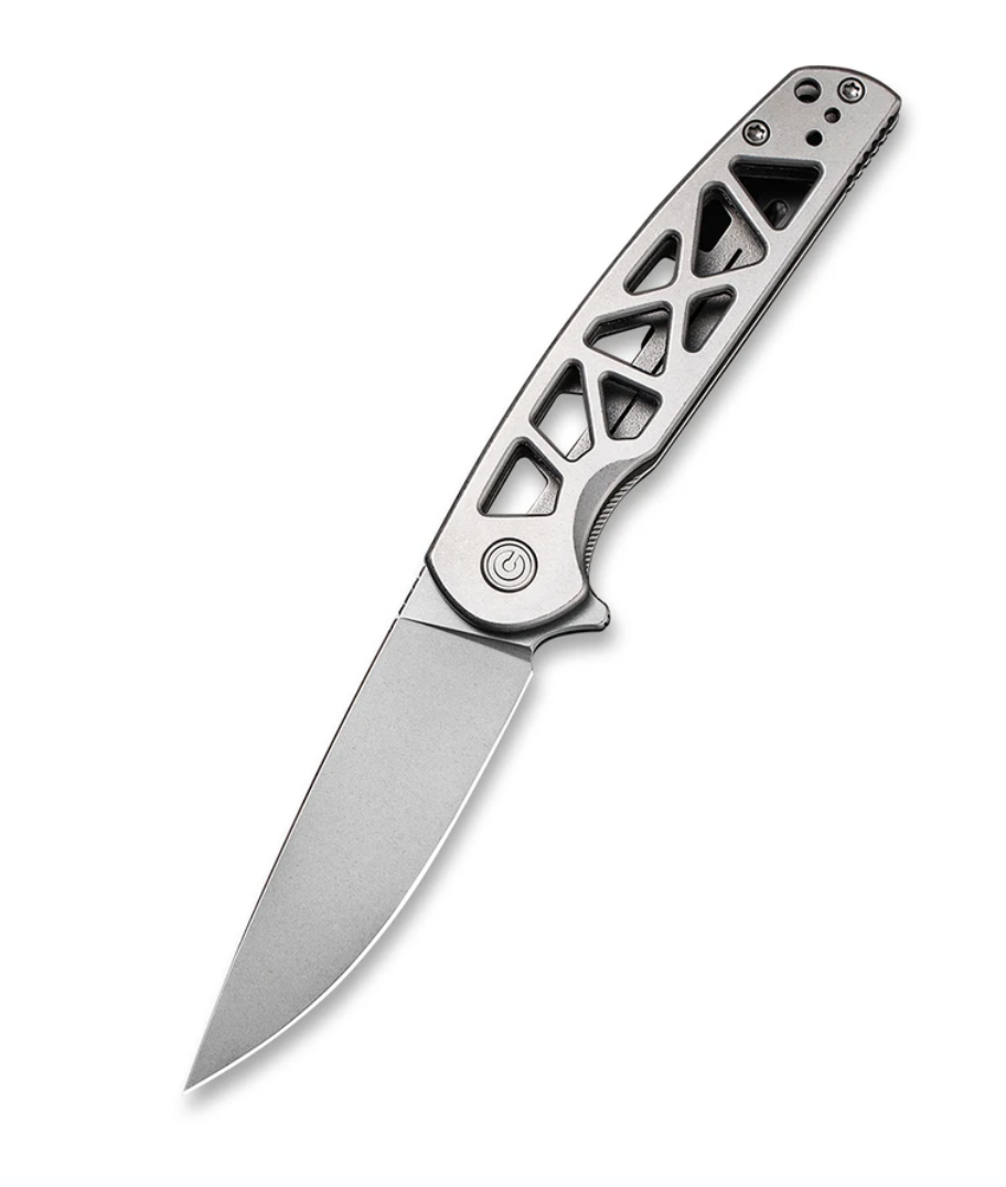 We Knife -CIVIVI Perf C20006-A Skeletonized Flipper Knife Steel Handles