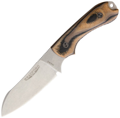 Bradford Knives BRAD3SF115 Sheepsfoot SW Finish Guardian3 with 3D G-Wood Handle