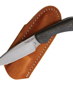 Bradford Knives BRAD3FE114N690 Stonewash Finish Guardian3 with Carbon Fiber Handles