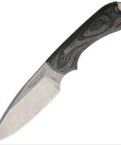 Bradford Knives BRAD3FE109 N690 Guardian 3 Stonewash Finish Camo 3D Micarta Handle
