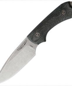 Bradford Knives BRAD3FE101AEBL Stonewash Finish with 3D Black Canvas Micarta