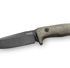 Lionsteel LSTM5BCVG M5 Fixed Blade Green Micarta Handle with Sleipner Blade Knife
