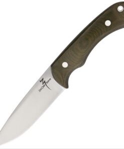 Zoe Crist Knives ZK14MGC Saluda Green Micarta Fixed Blade Knife