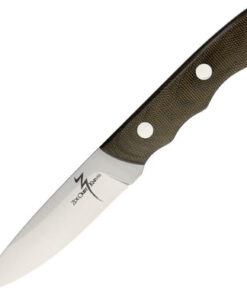 Zoe Crist Knives ZK20BPMBC Backspacer Black Canvas Micarta Fixed Blade Knife
