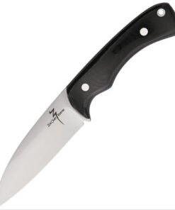 Zoe Crist Knives ZK13MBC Fire Creek Black Micarta Fixed Blade Knife