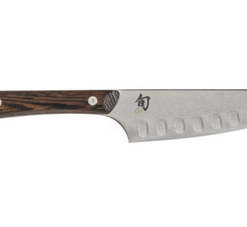 Shun Cutlery SWT0727 Kanso Hollow Ground Santoku 5.5" Knife