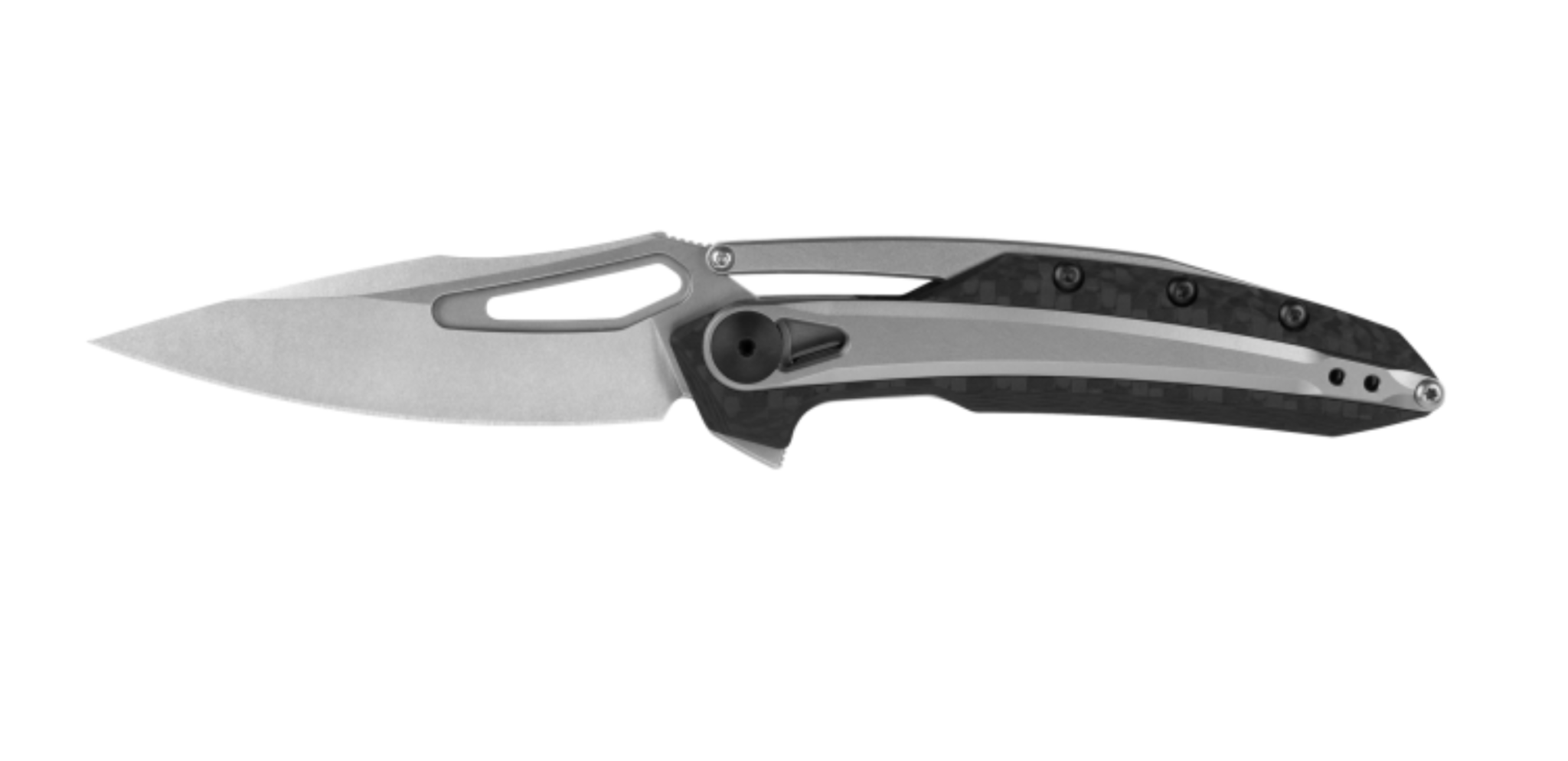 Zero Tolerance 0990 Liner Lock Knife Carbon Fiber (3.25" Stonewash)