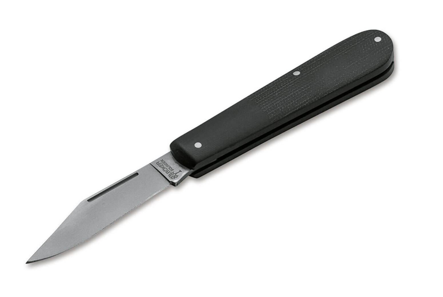 Boker Knives 111943 Barlow Integral Black Canvas Micarta Slipjoint Knife