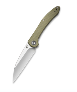 We Knife - CIVIVI Hadros Liner Lock Knife Thumb Stud with Olive Micarta Handles
