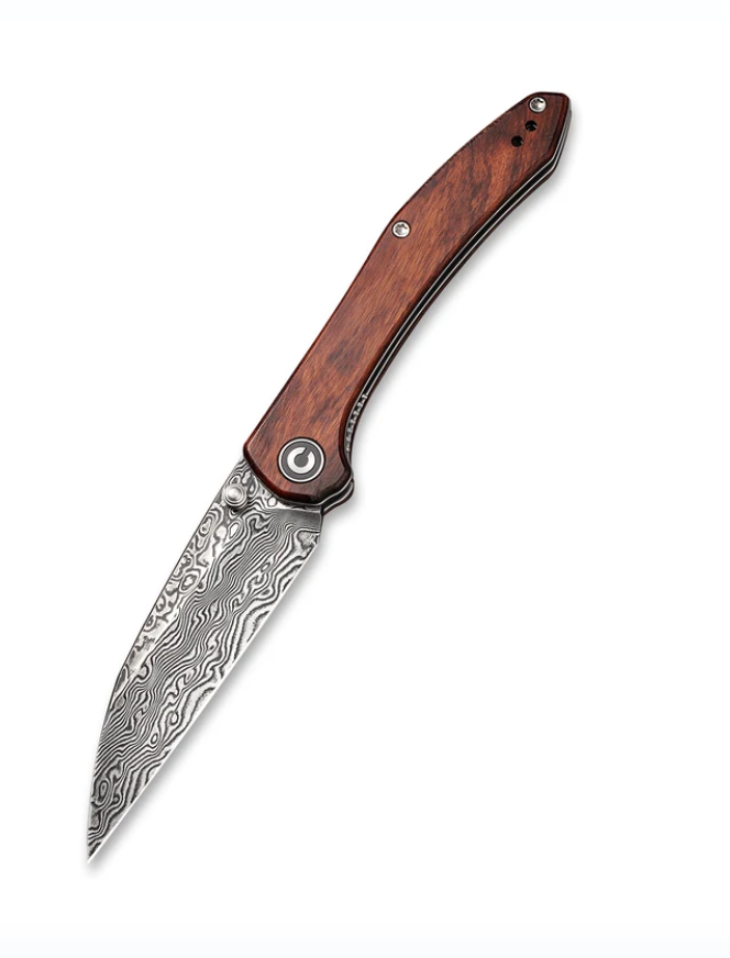 We Knife - CIVIVI Hadros Liner Lock Knife Thumb Stud with Cuibourtia Wood Handles