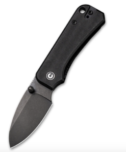 We Knife -Civivi Baby Banter Black SW Nitro-V Blade with Black G10 Handles