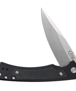 Case Black Anodized Aluminum with Black G-10 Inlay Marilla S35VN Flipper (CASE25880)