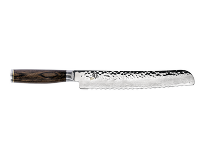 Shun Cutlery TDM0705 Premier Bread Knife 9" Fixed Blade