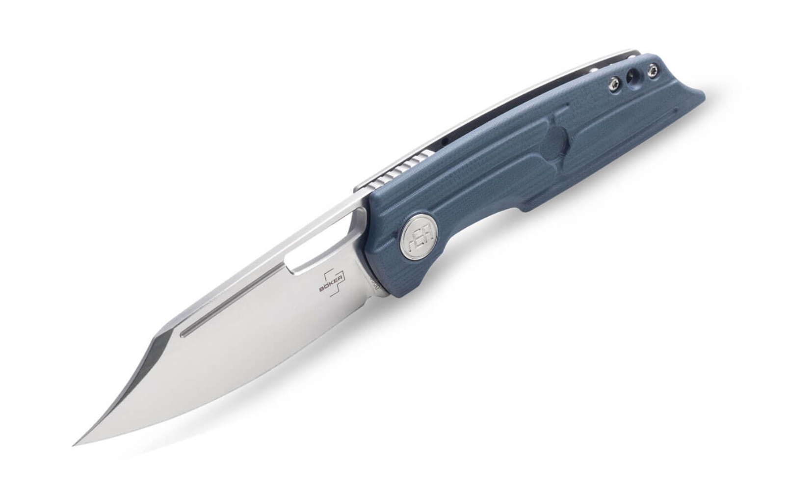Boker Knives Boker Plus 01BO193 HEA Hunter Frame Lock Blue G10 Knife