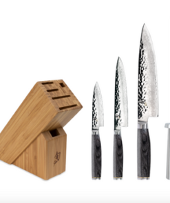 Shun Cutlery TDMS0512G Premier Grey 5PC Starter Block Set