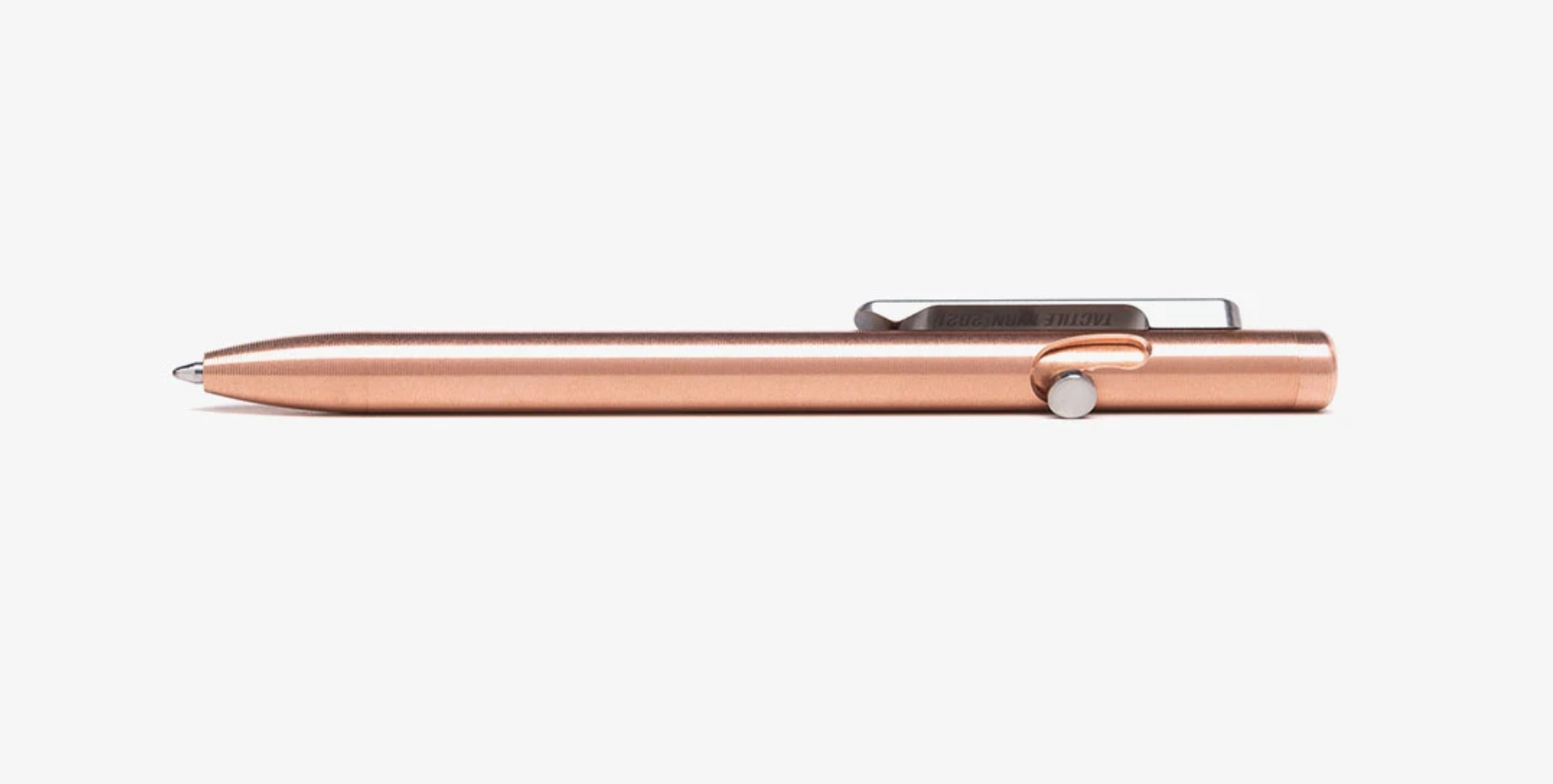 Tactile Turn SLIM SHORT Copper Bolt Action Pen / Short Bolt