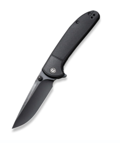 We Knife -CIVIVI Badlands Vagabond Flipper Black Stonewashed Blade and Black Fiber-glass Reinforced Nylon Handle