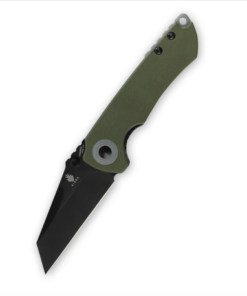 Kizer V3508A3 Mini Critical Knife Green G10 Handle with CPM3V Black Blade