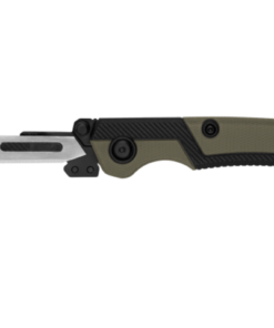 Kershaw 1891 Lonerock RBK 2 Scalpel Blade with Olive Glass-filled Nylon/ Rubber Handles