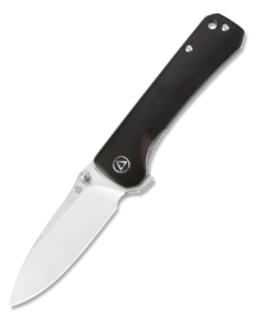 QSP Hawk QS131-P1 Liner Lock Ebony Wood with Two-Tone Satin Blade