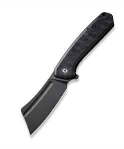 We Knife - CIVIVI Bullmastiff Liner Lock Black Coarse G10 with Black Stonewashed Blade
