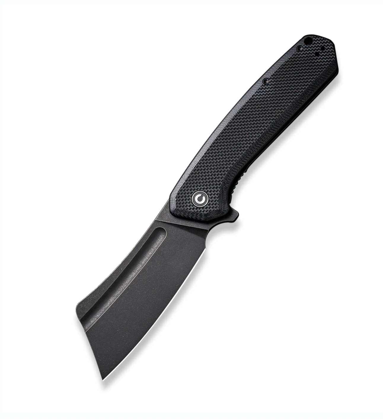 We Knife - CIVIVI Bullmastiff Liner Lock Black Coarse G10 with Black Stonewashed Blade