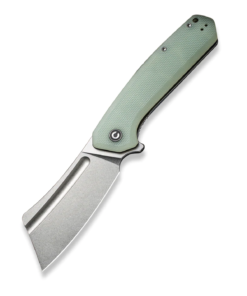 We Knife - CIVIVI Bullmastiff Liner Lock Natural Coarse G10 with Stonewashed Blade